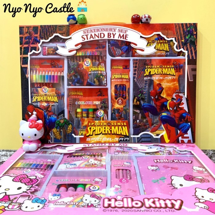 

Stationary Set Xl Alat Tulis Gambar Anak Crayon Spidol Pensil Warna