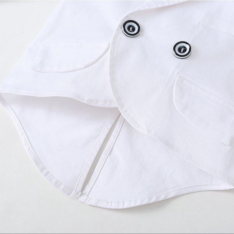 [SVT COLLECTIONS] Jas Anak Import Putih Tuxedo Baptis Setelan Pesta Bayi Putih White Tuxedo Anthony