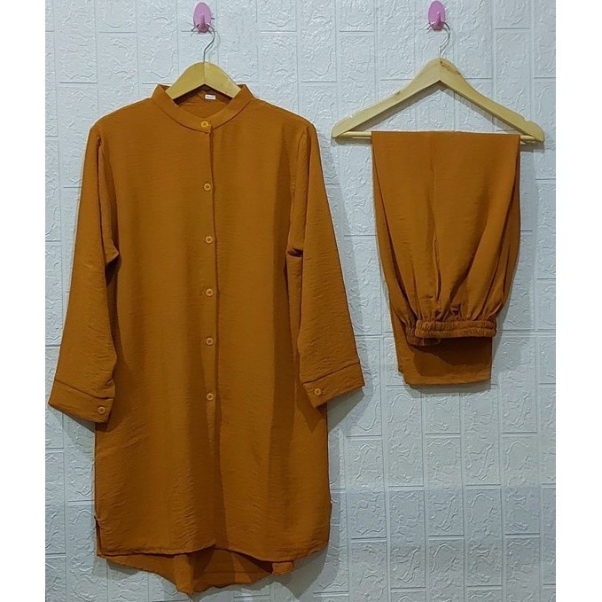 [THE NEWEST COLLECTIONS] TUNIK CRINKLE / TUNIK CRINKLE AIRFLOW / TUNIK CRINKLE FULL KANCING / TUNIK