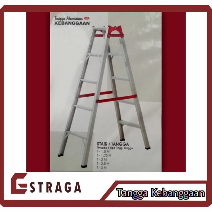 TANGGA LIPAT ALUMUNIUM KEBANGGAAN 1,5 METER