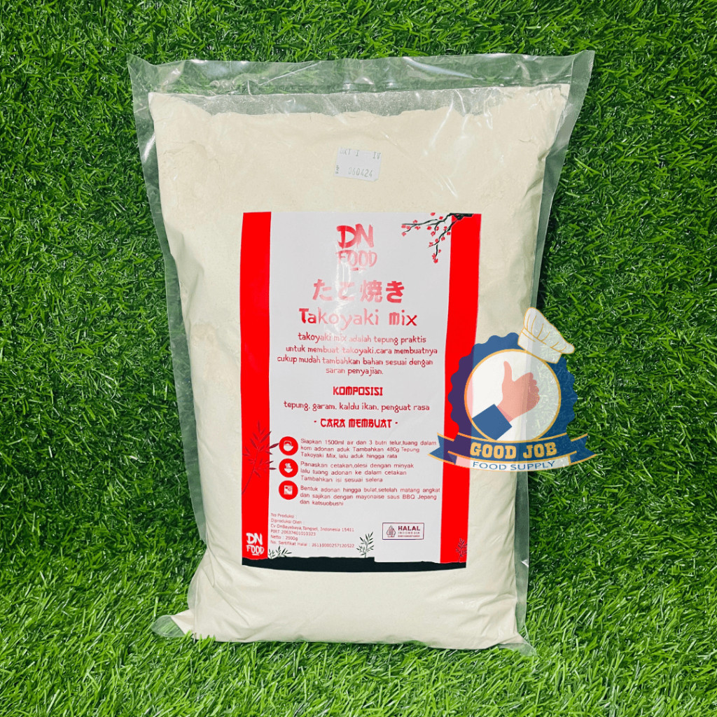 

DN FOOD Tepung Takoyaki Prex Instan 2500 gr - Tepung Tako x Praktis