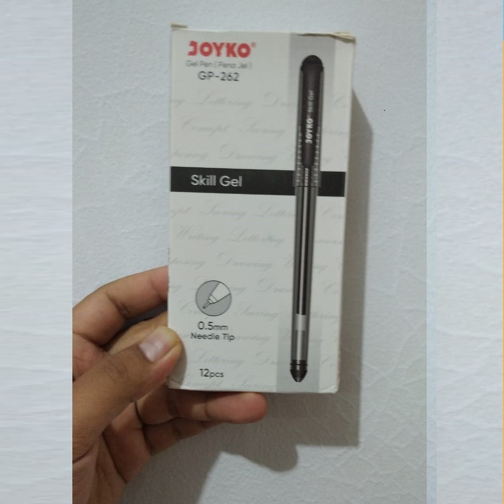 

PULPEN GEL JOYKO SKILL GEL 0,5 MM GP 262 PENA JOYKO GEL GP 262 PER KOTAK