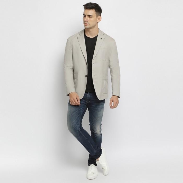 Carlos Moreno Blazer Casual Pria Bsm 31008 Camel