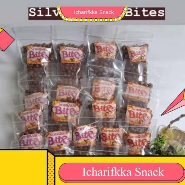 

CR - Silverqueen bites almond . Mede snack kiloan ready stok TERLARIS