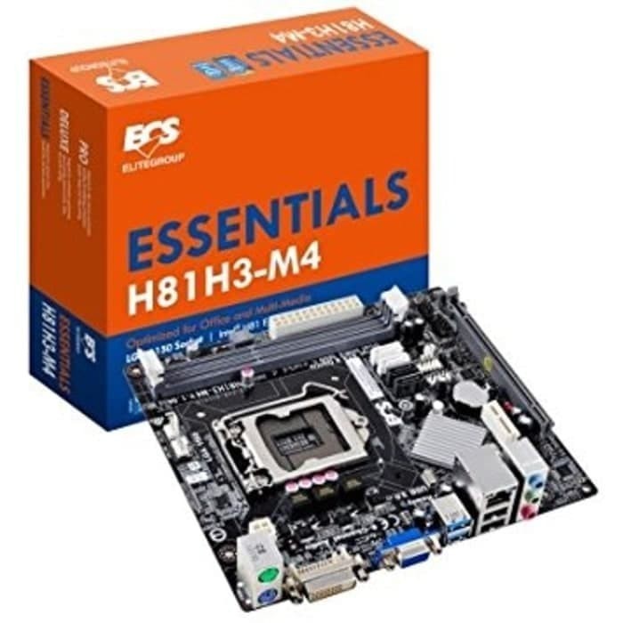Terlaris Mainboard Ecs H81H3-M4 Socket Intel 1150