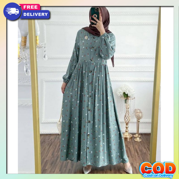 Drees Pesta Kondangan Drees Ibu Ibu Maxy Bju Gamus Termurah Buju Gamus Syar"I Games Syarii Jumbo Wan