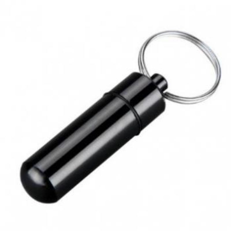 Botol Obat Pill Aluminium Travel EDC Tahan Air - JS207 GT JM
