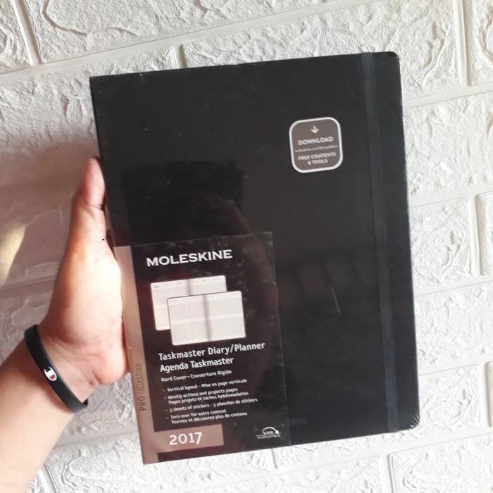

BARANG TERLARIS Moleskine Taskmaster Notebook Diary Planner Agenda Jurnal Journal 2017