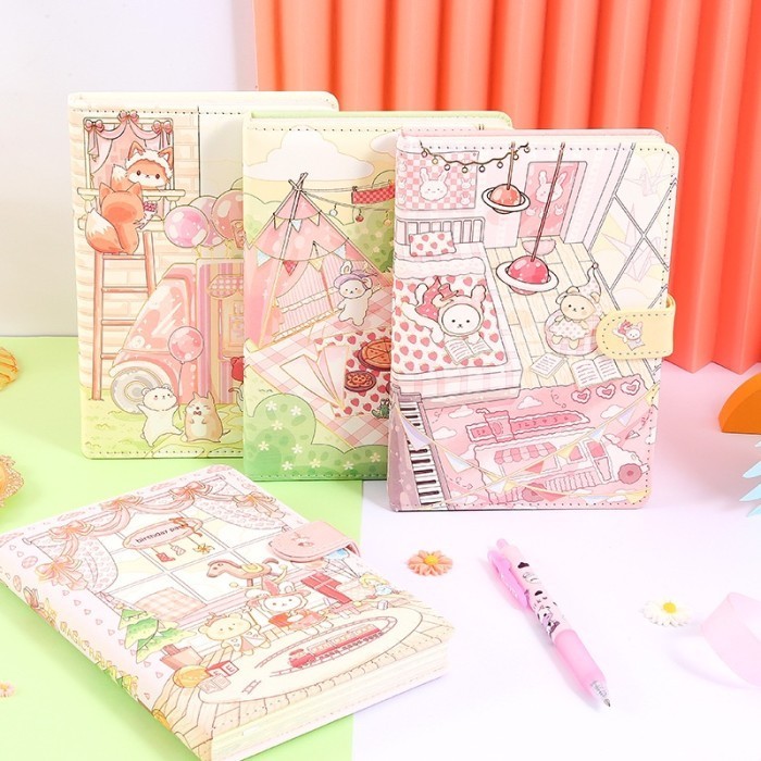 

BARANG TERLARIS Buku Diary Notebook Lucu Agenda Import Magic Rabbit JGPB 6240