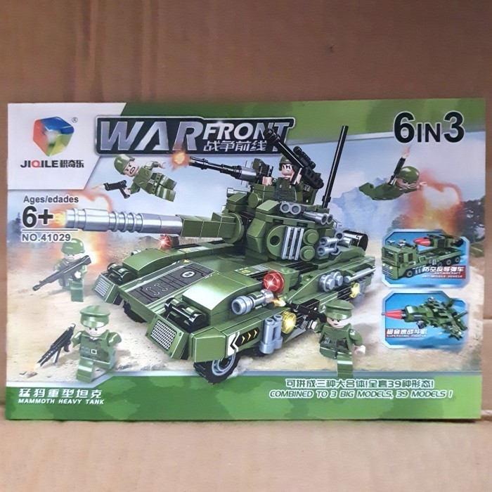 PROMO MAINAN LEGO ARMY LEGO TENTARA WAR FRONT 6 IN 3 TERMURAH
