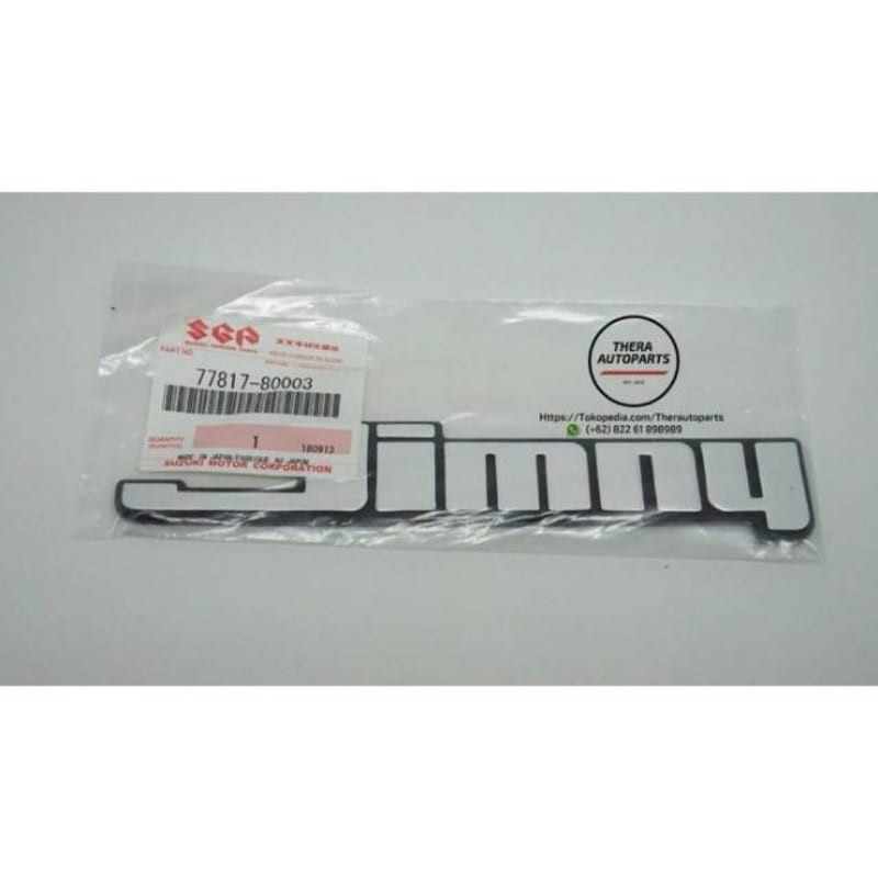 Part Mobil Emblem Logo "Jimny" Suzuki Jimny/Katana/Sierra/Caribian Original SGP