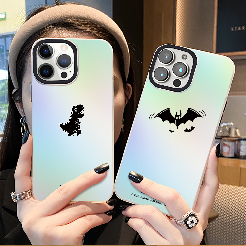 Premium Case SAMSUNG Glossy Hologram Case for Samsung Casing SAMSUNG Compatible with A02 A12 A20 A30