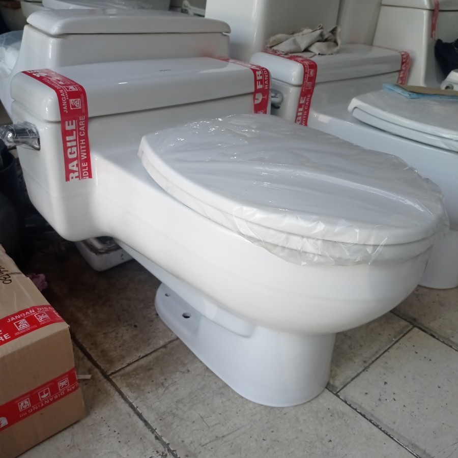 Closet Duduk TOTO Cw406j | Kloset duduk Model Kodok Putih