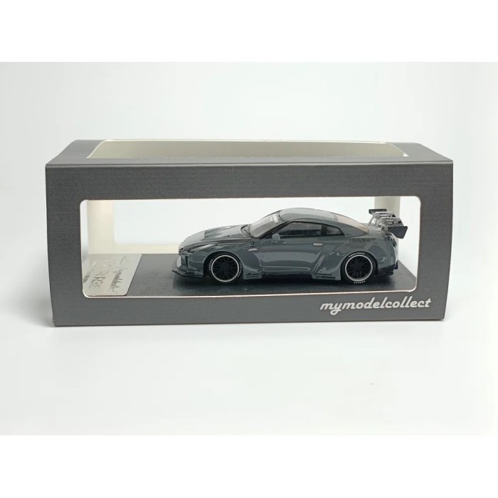 MUST HAVE MODEL COLLECT NISSAN LBWK GTR R35 GT WING GREY LIMITED EDITION TERLARIS