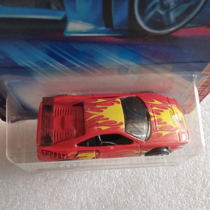 HOT SALE HOT WHEELS FERRARI F355 CHALLENGE. BLUE CARD FERRARI HEAT SERIES 2003. TERMURAH