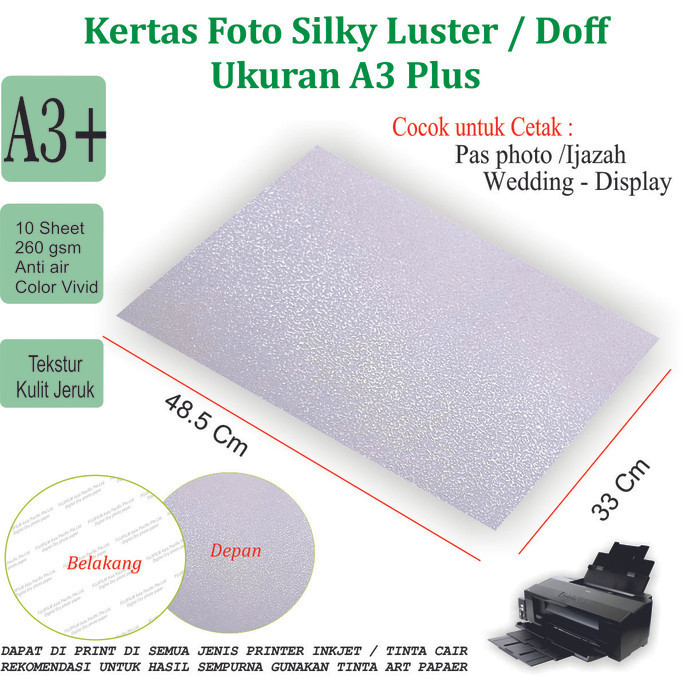 

Terlaris Kertas Foto Fujifilm A3 Plus Silky Doff Promo Terbaru