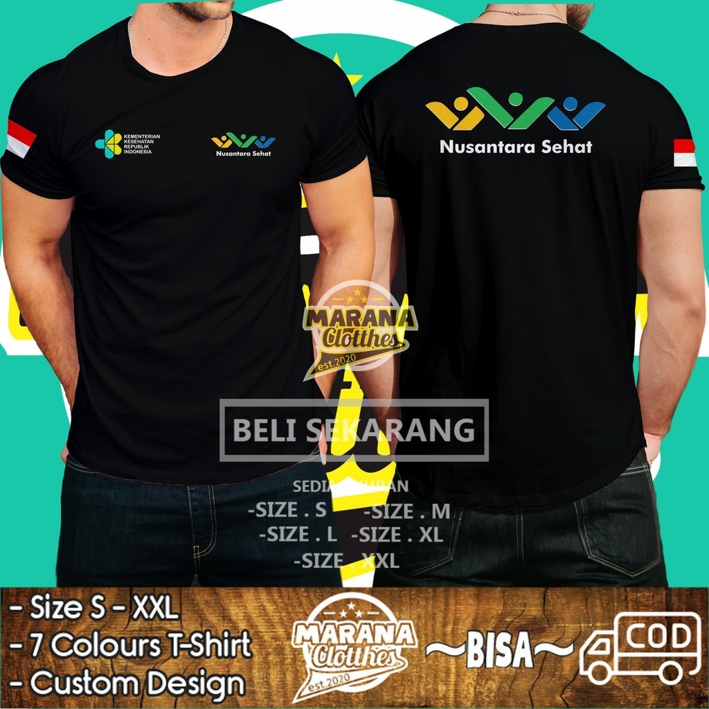 Kaos Nusantara Sehat KKRI Logo DB Kaos Distro