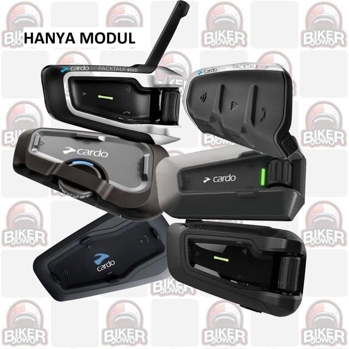 Modul Cardo Intercom Packtalk Bold - Black L Freecom 1+ 4+ Mesin Cardo