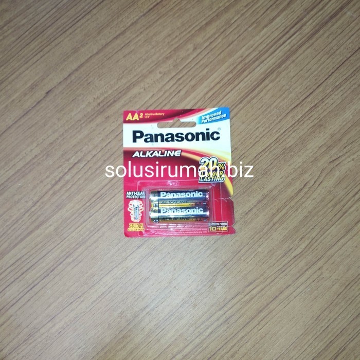 .........] BATERAI AA PANASONIC A2 BATRAI ALKALINE 2PCS 1PASANG ALKALIN