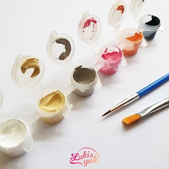 

DIY Painting Kit - Cities Series - Paint by Numbers Kit - by LukisYuk