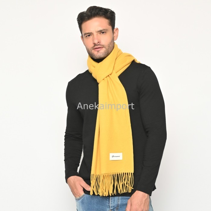 Syal Musim Dingin Wool Extra Tebal, Syal Musim Dingin, Syal Pria