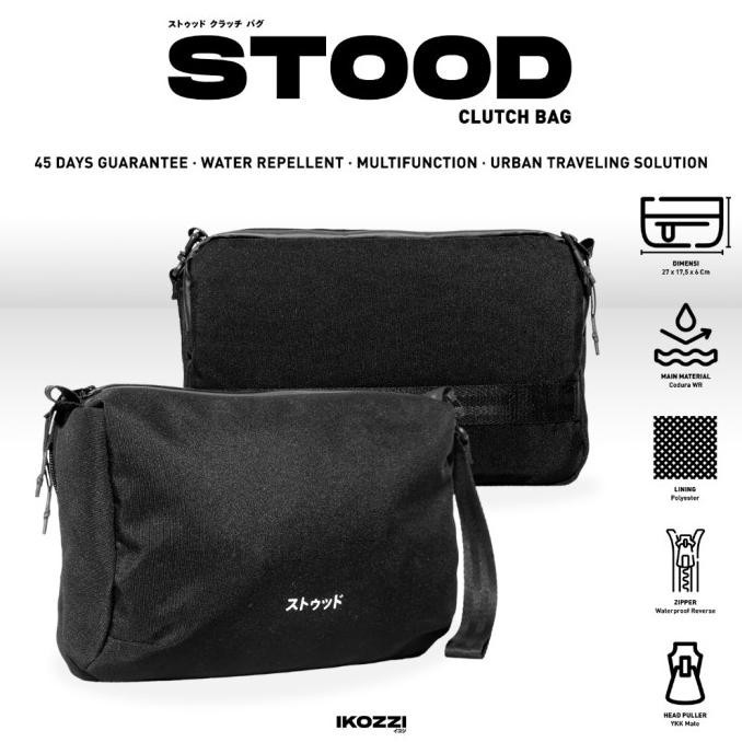 Ikozzi Stood | Tas Selempang Pria Slingbag Clutch - Tas Tablet 11 Inch Xadeerxa