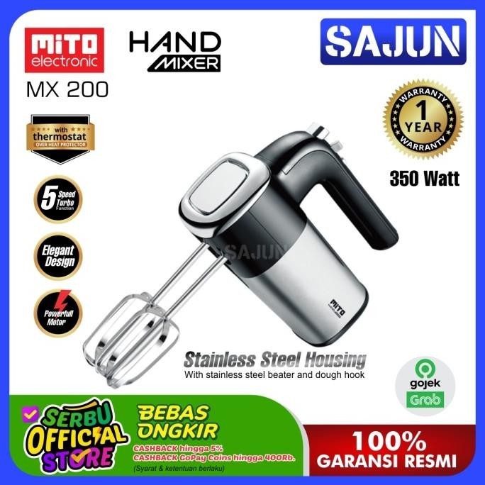 Big Sale Mito Hand Mixer Mx-200 Mixer Mito Mx200 Berkualitas