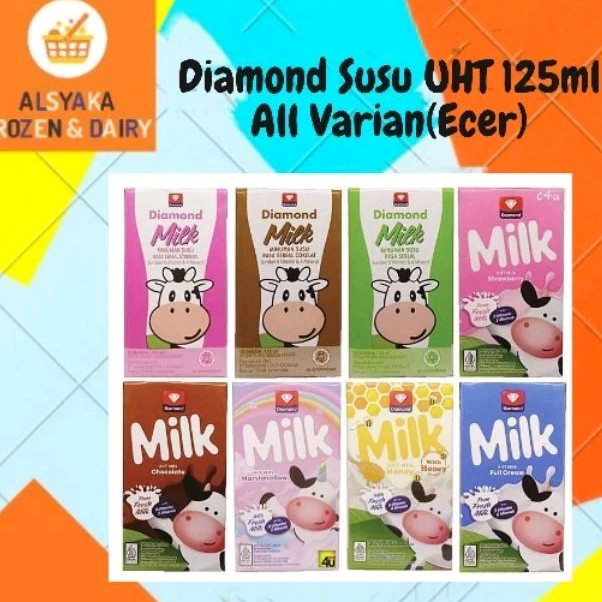 

Diamond Susu UHT 125ml All Varian (Ecer)