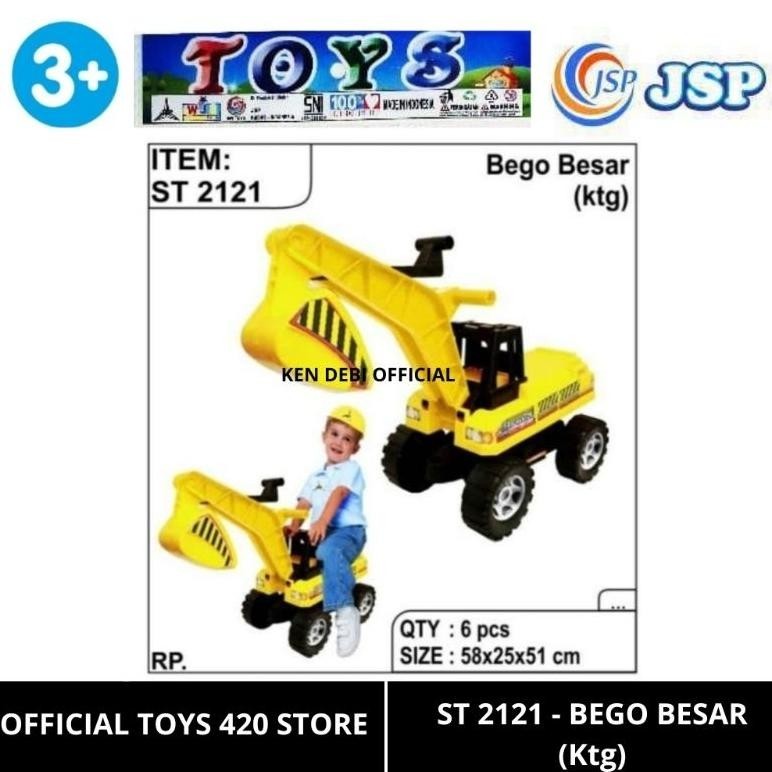 420To - Mainan Anak Beko Excavator / Bego Besar (Ktg) St 2121