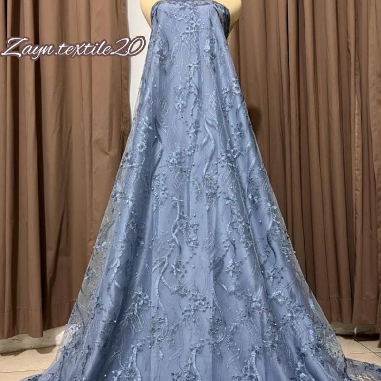 Termurah Kain Tile Akar Mutiara / Tile Mutiara Glitter / Harga Setengah Meter