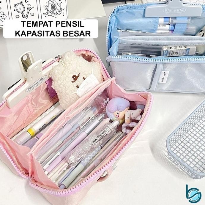 

New Kotak Pensil Model Prisma Warna Berkapasitas Besar - Best Stationary Berkualitas