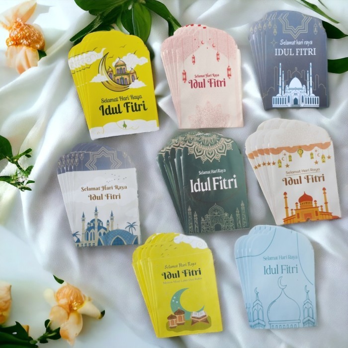 

10Pcs Amplop Lebaran Idul Fitri Summer Kecil - Hampers Kado Lebaran