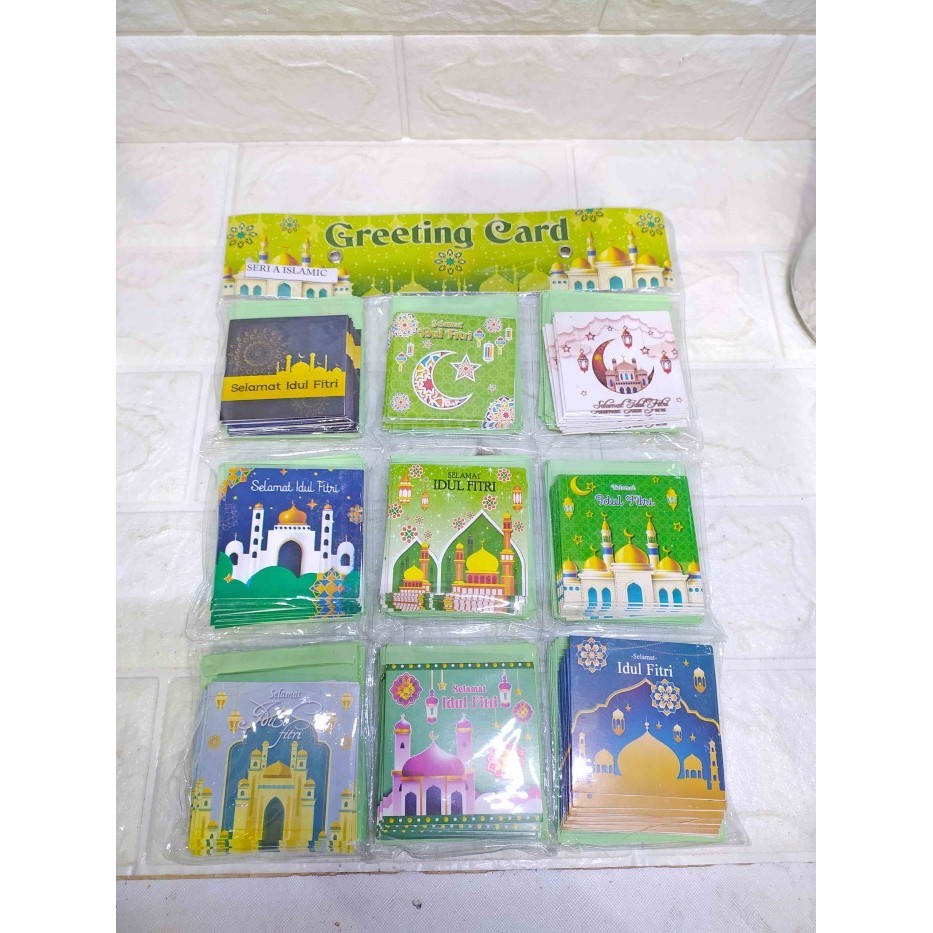 

Kartu Ucapan Mini + Amplop Lebaran Perayaan Idul Fitri Hampers