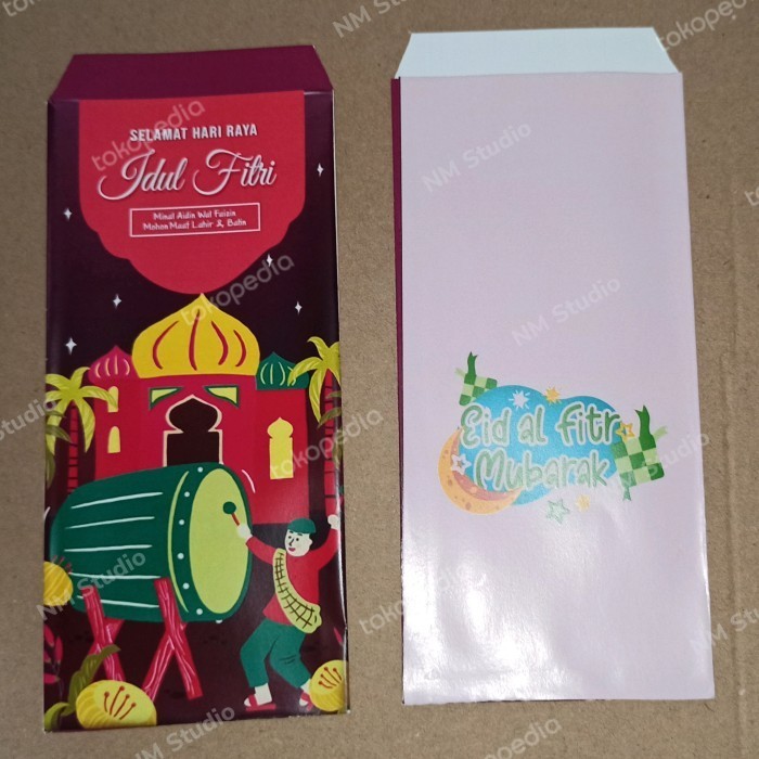 

Amplop Unik Lebaran Kekinian Tema Idhul Fitri Mix Motif