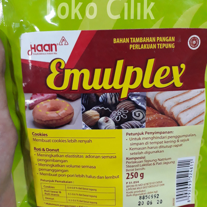 

Emulplex/Haan/Tepung/Bahan/Kue Kering/Cookies/Gorengan/Nastar/Kuker