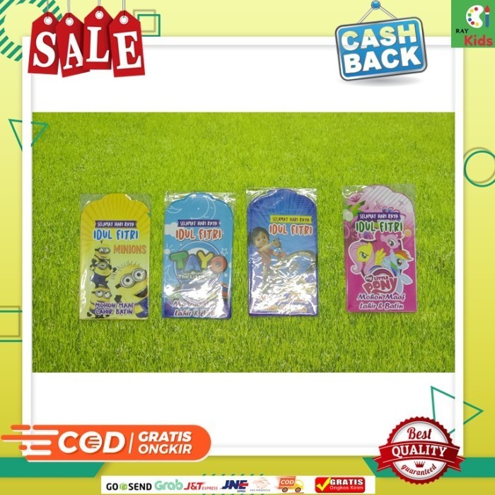 

Amplop Lebaran Angpau Lebaran Unik Motif Kartun 1 Pack Isi 10Pcs