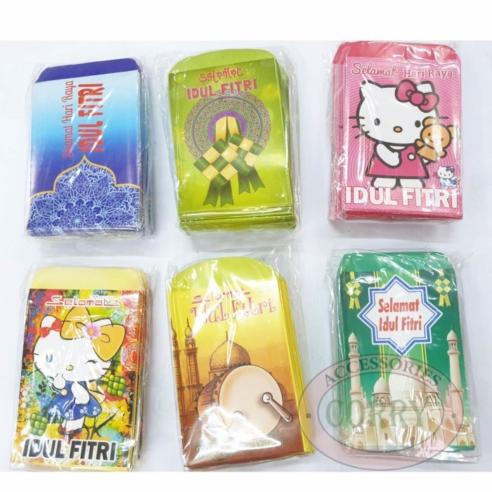 

Angpao Idul Fitri Lebaran 10 Cm Amplop Uang Gambar Lucu Hijau Bi