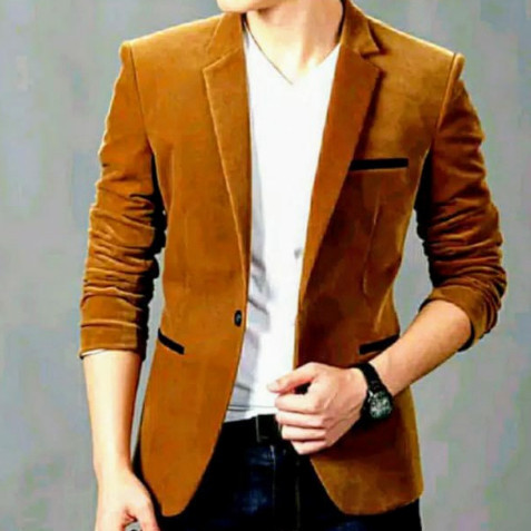 [MADE BY QUALITY] YARRAFA Jas Blazer Pria HItam List Coklat /Jas Brownstone / Jas Blazer Pria DF&Y /