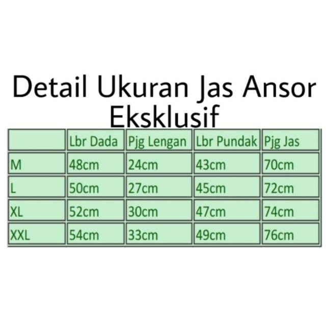 [MADE BY QUALITY] Jas Ansor Model Soekarno