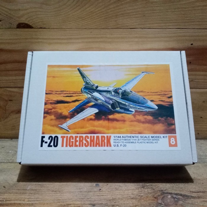 Terbaru replica model kit diorama jet fighter pesawat tempur f-20 tigershark