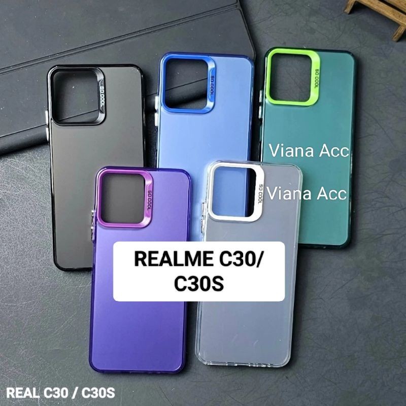 SLICON REALME C30/C30S CASE IMD HYBRID PLATE HOLOGRAM