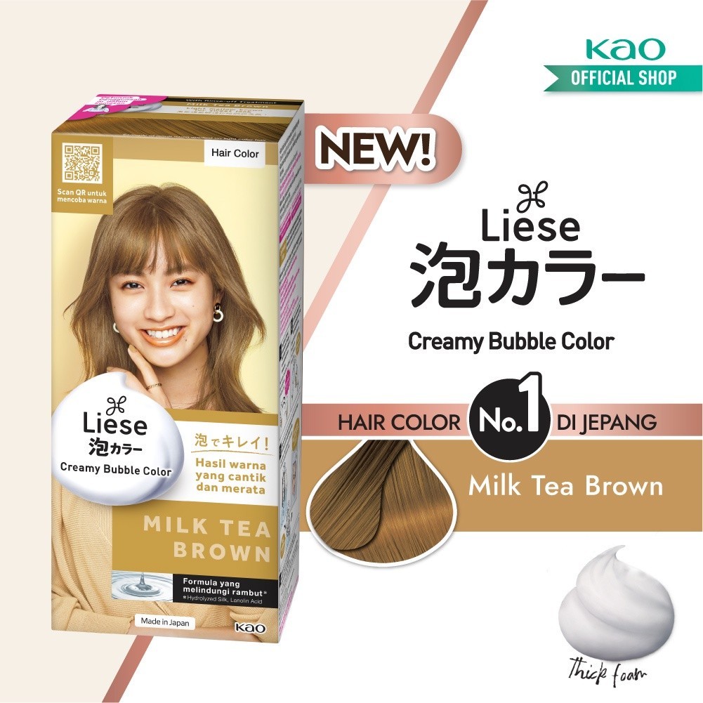 Liese Bubble Hair Color Foam Cat Pewarna Rambut Permanent / Hair Dye - Perawatan / Treatment Rambut 