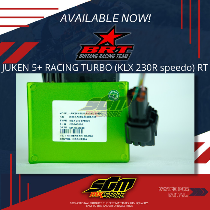 PROMO CDI BRT JUKEN 5+ RACING TURBO KLX 230R SPEEDO #ORIGINAL