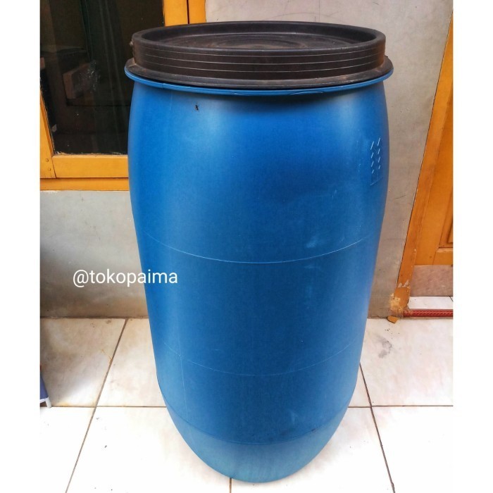 Tong/ Drum Air/ Drum Sampah/ Drum Plastik 150 Liter baru