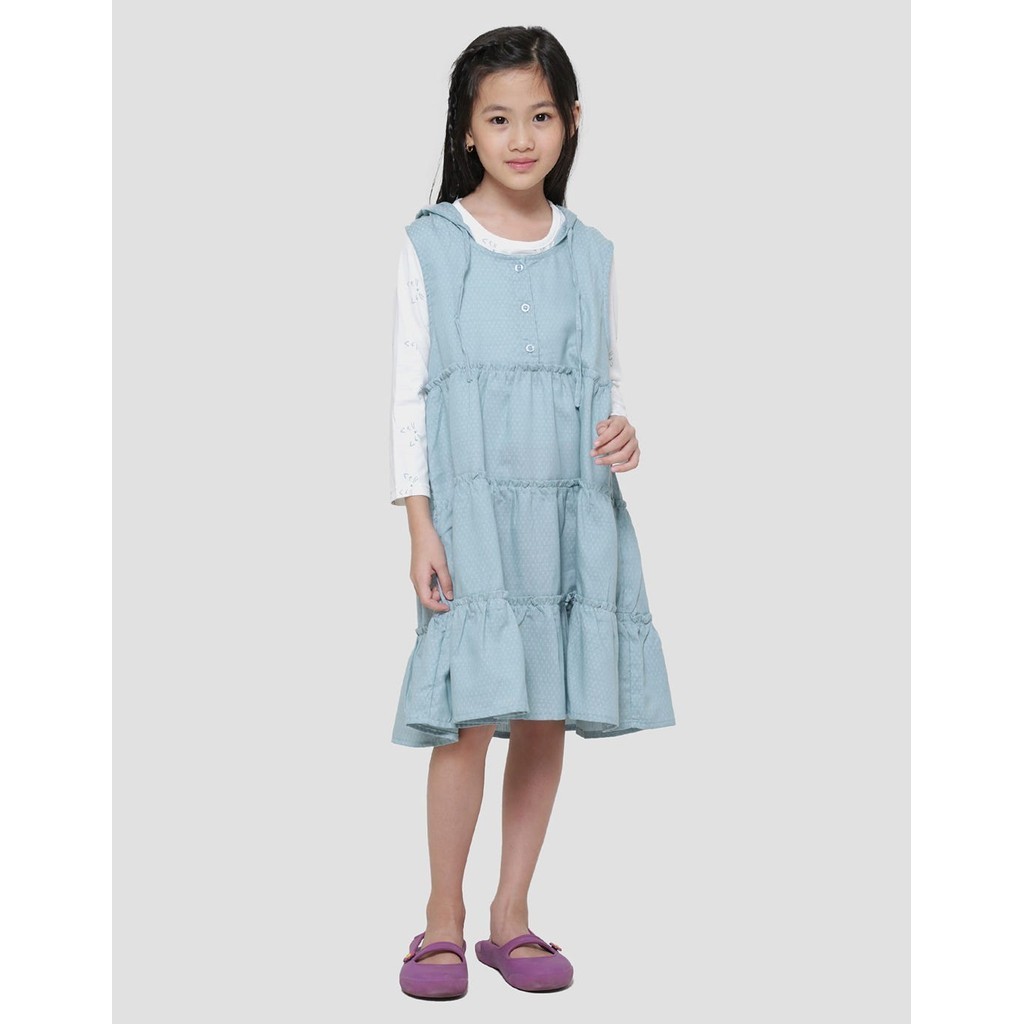 Little M With Inner Midi Dress Hoodie Anak Perempuan 120133678