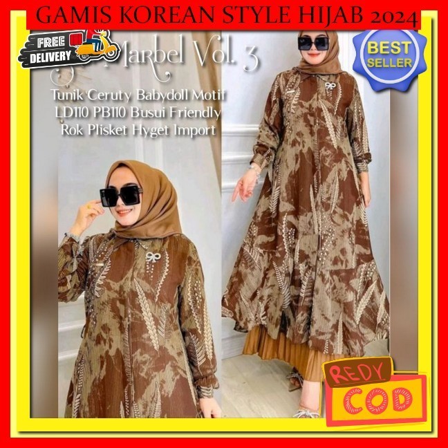 Abaya Remaja Aesthetic Baju Wanitaa Jumbo Lengan Panjang Rmja Mewah Gamismuslim Motif Bahan Adem Imp