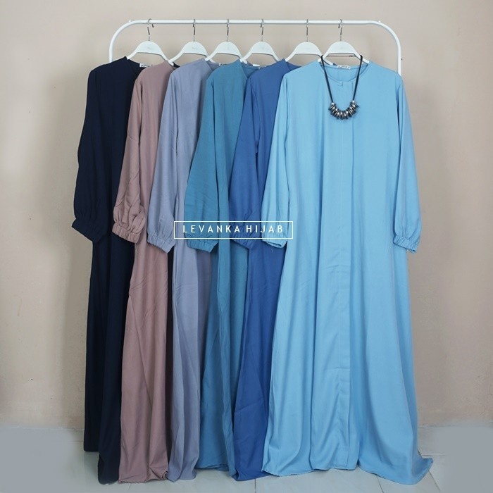 VA9 GAMIS BIYA TERBARU BAHAN SHAKILA ATAU GAMIS POLOS PREMIUM BIYA DRESS UKURAN ALLSIZE SAMPAI JUMBO