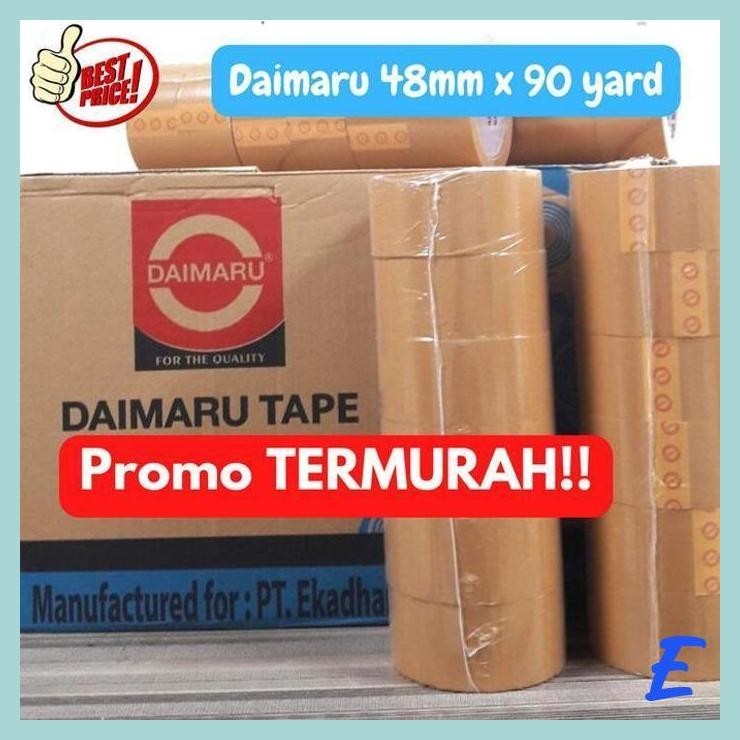

| PJD | 6 PCS LAKBAN DAIMARU 48MM X 90 YARD OPP TAPE