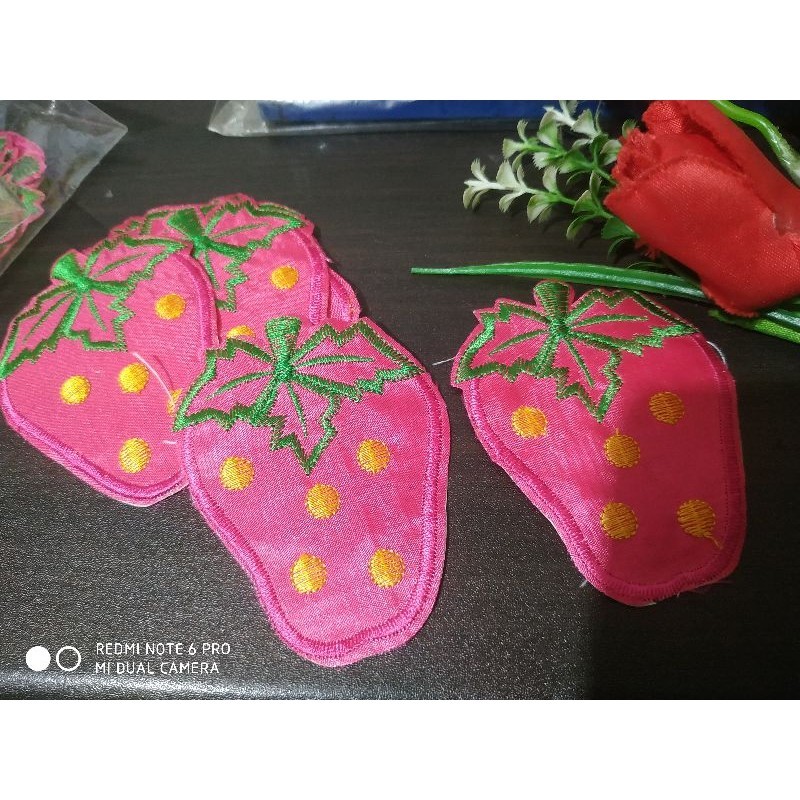 Bordiran Tempel Kecil Bordir Tempel Payet Patch Aplikasi Bunga