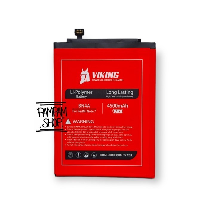 NEW SERIES BATERAI VIKING DOUBLE POWER ORIGINAL XIAOMI REDMI NOTE 7 PRO BN4A ORI QUALITY ORIGINAL